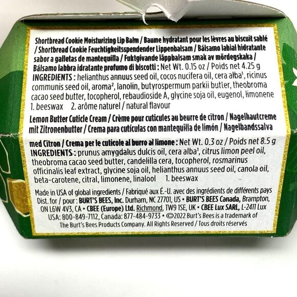 Burt's Bees Holiday Lip Balm Hand Cuticle Salve Gift Stocking Stuffers - Picture 3 of 8